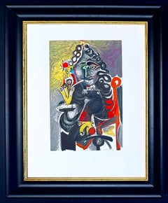 Pablo Picasso (1881-1973) - Le Cavalier - Farblithografie auf Arches-Papier