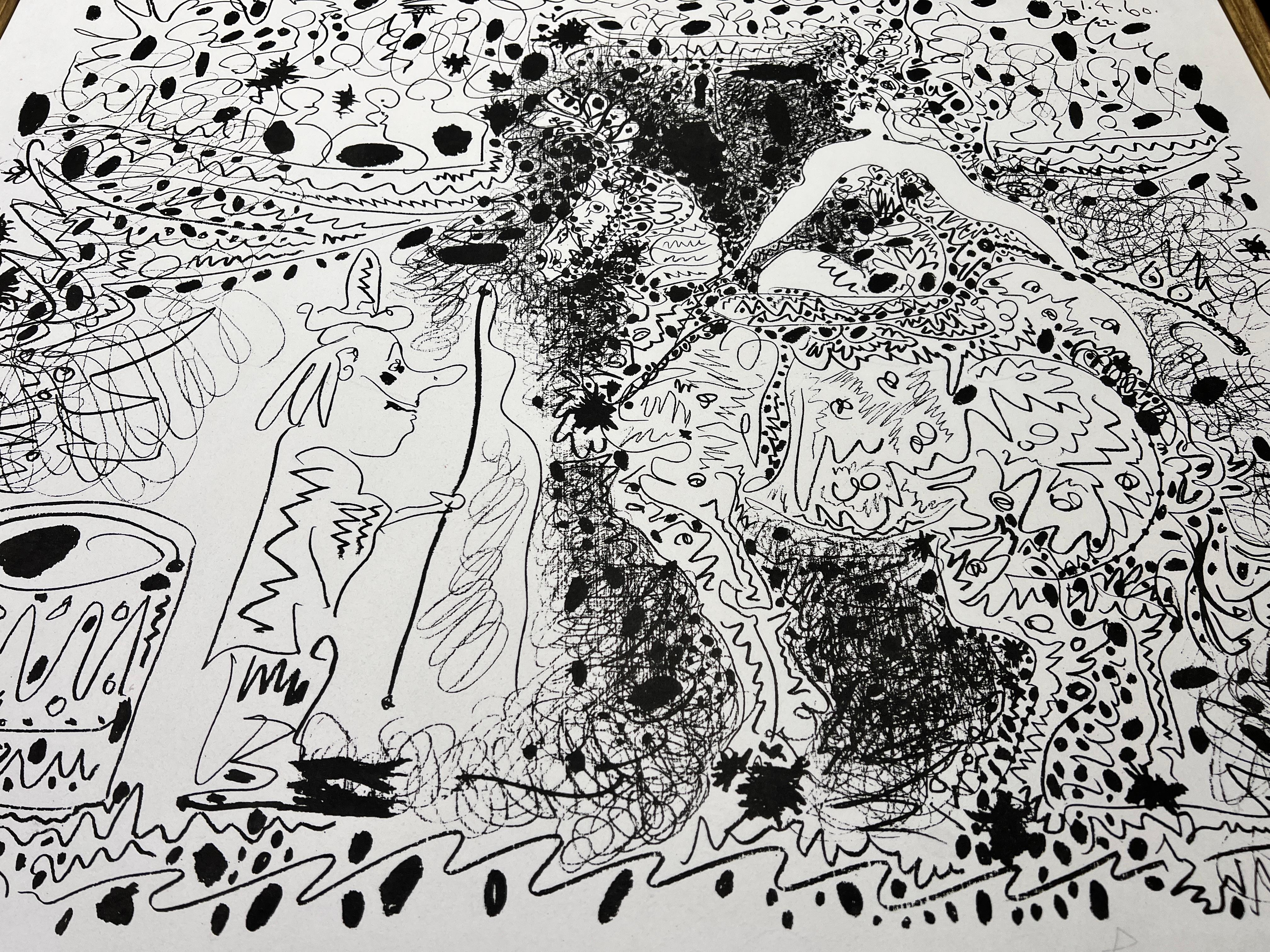 Pablo Picasso (1881–1973) – L’Ecuyére – hand-signed lithograph on wove paper For Sale 3