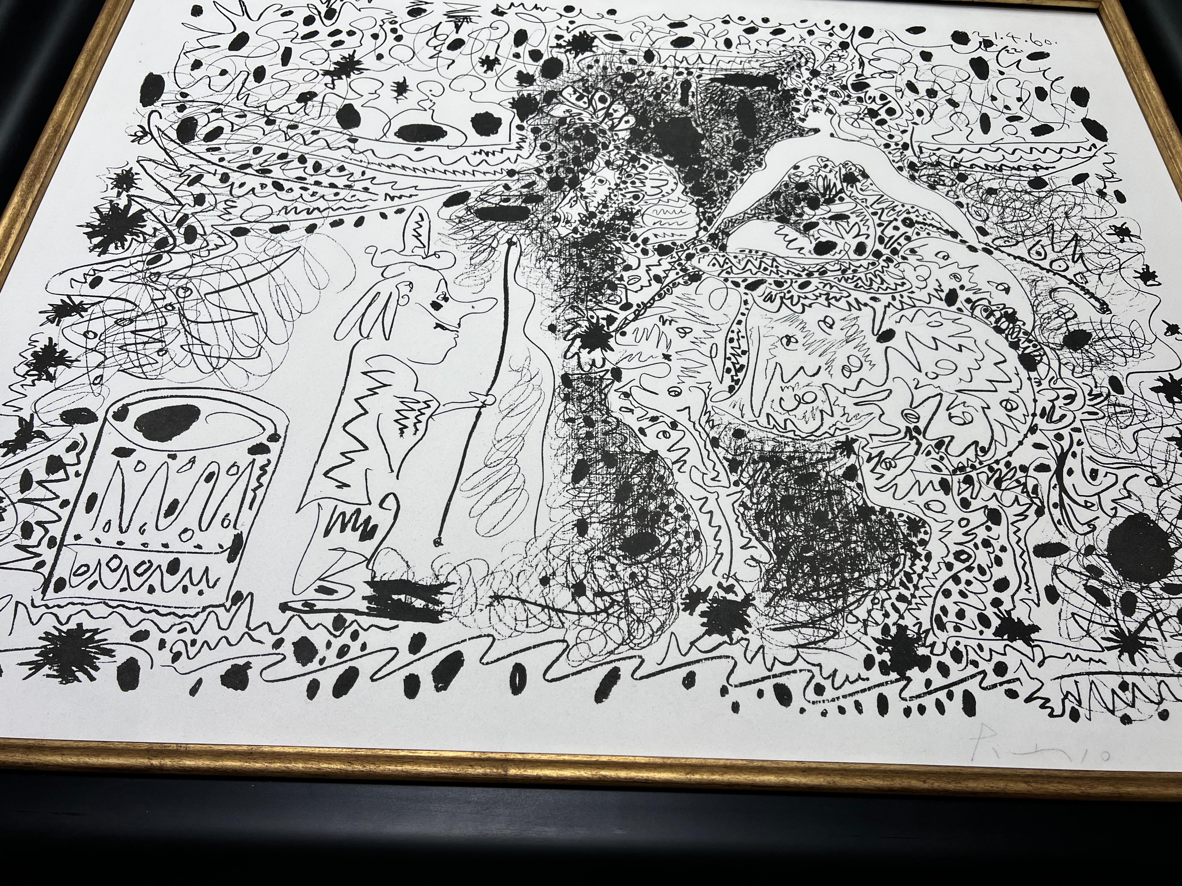 Pablo Picasso (1881–1973) – L’Ecuyére – hand-signed lithograph on wove paper For Sale 4