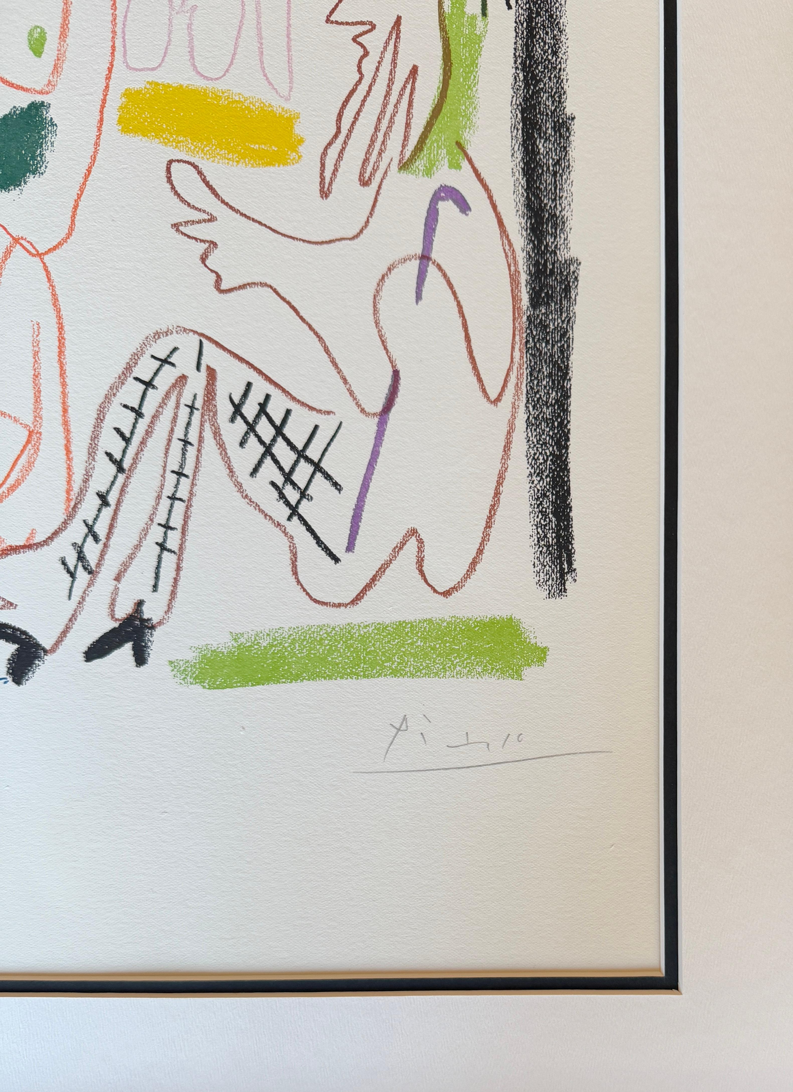 Pablo Picasso (1881-1973) - Los Desayunos -  Litografía firmada a mano - 1962 en venta 5