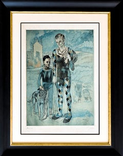 Pablo Picasso (1881–1973) - Les Saltimbanques - Color etching and aquatint
