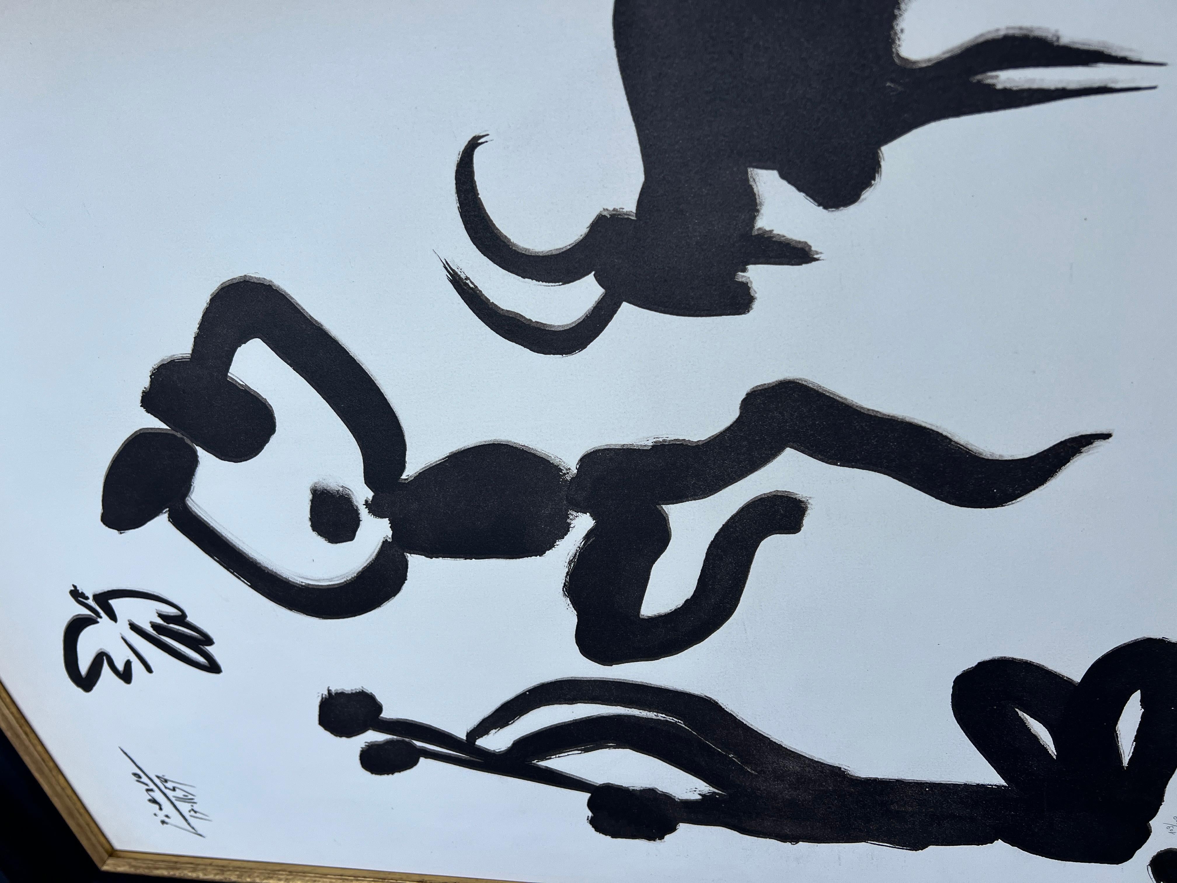 Pablo Picasso (1881-1973) - Lithograph on Arches paper - 1959 For Sale 1