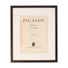 Pablo Picasso (1881 - 1973), Peintures. Introduction of Robert Desnos, 1946, 