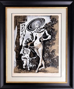Pablo Picasso (1881–1973) - Venus et l'Amour voleur de miel - Color lithograph