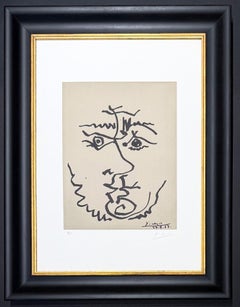 Pablo Picasso (1881-1973) - Visage - Litografía sobre papel Rives BFK - 1967