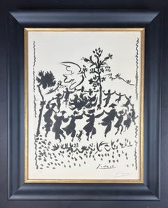 Used Pablo Picasso ( 1881 – 1973 ) – Vive la paix – hand-signed Lithograph – 1954