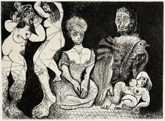 Pablo Picasso Abstract Etching, Unsigned, 1971, Series 156