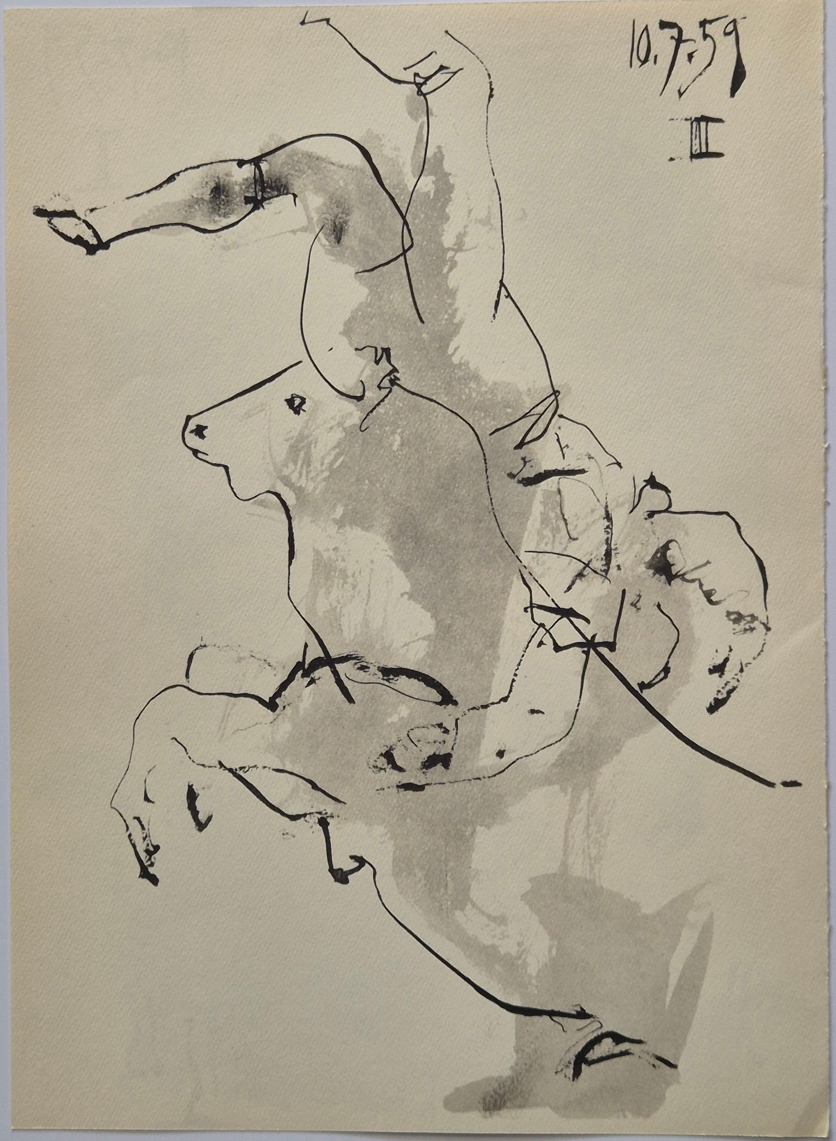 Pablo Picasso -- Acrobate à cheval de Toros y Toreros en vente 1