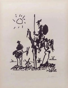 Pablo Picasso (After), 'Don Quixote', Signed Limited Edition Lithograph, 1955