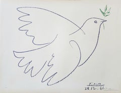 Pablo Picasso (nach), "La Colombe Bleu, 1961".