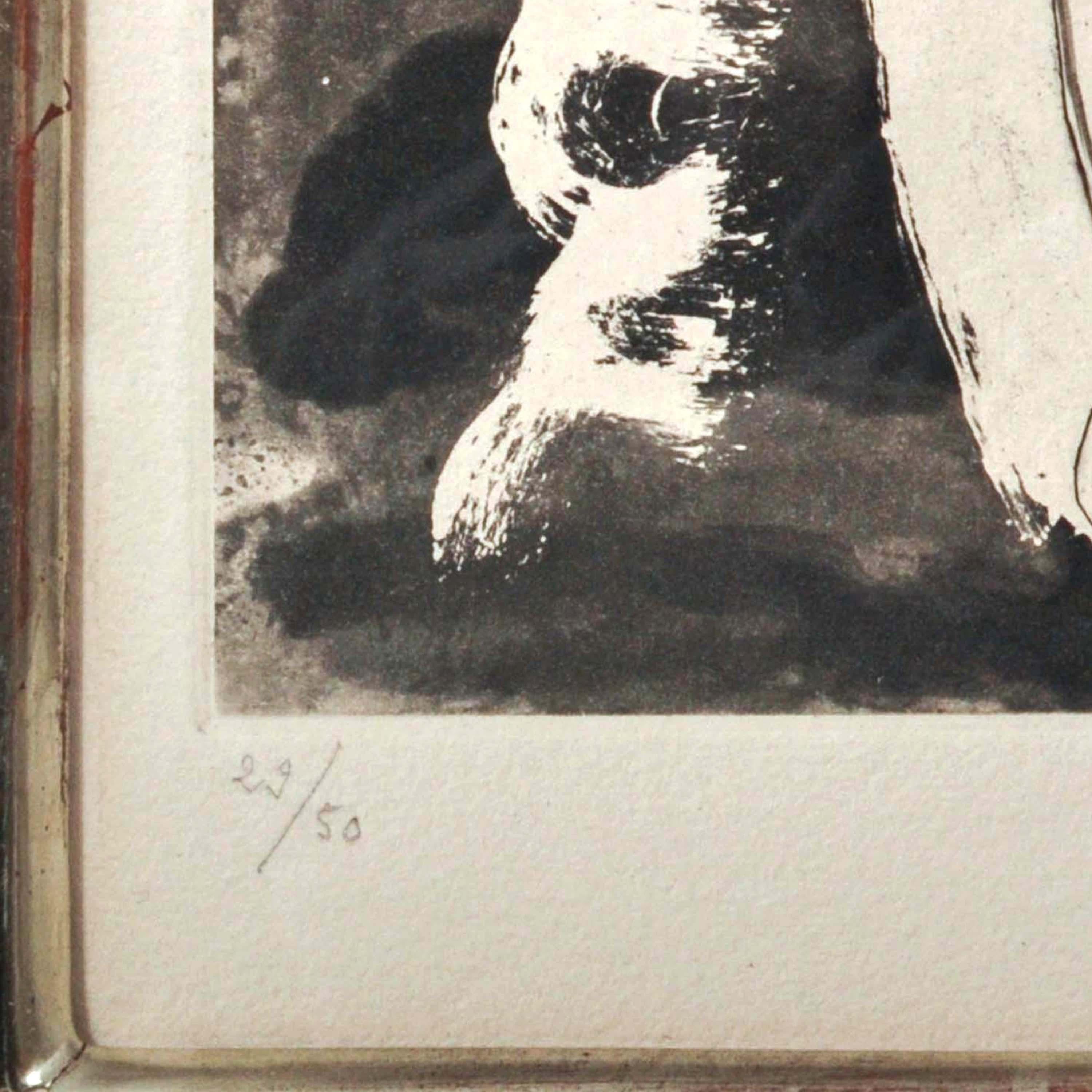 Pablo Picasso Aquatint Femmes nues au Miroir Sable Mouvant Signed Numbered 1965 9