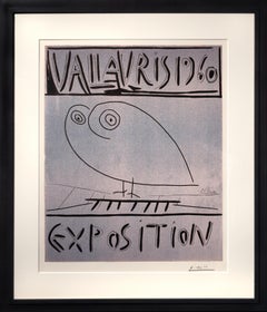 Pablo Picasso 'B1290 Vallauris 1960 Ausstellung' Linocut-Druckdruck, 1960