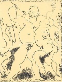 Pablo Picasso, Bacchanale, extrait de Picasso Lithographe III, 1949-1956, 1956