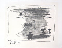Used Pablo Picasso - Bandaleros - 1961 Original Lithograph
