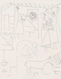 Pablo Picasso, Birth of the Little Centaur, from Two Tales, 1947