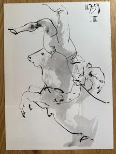 Pablo Picasso -- Bullfight Scene