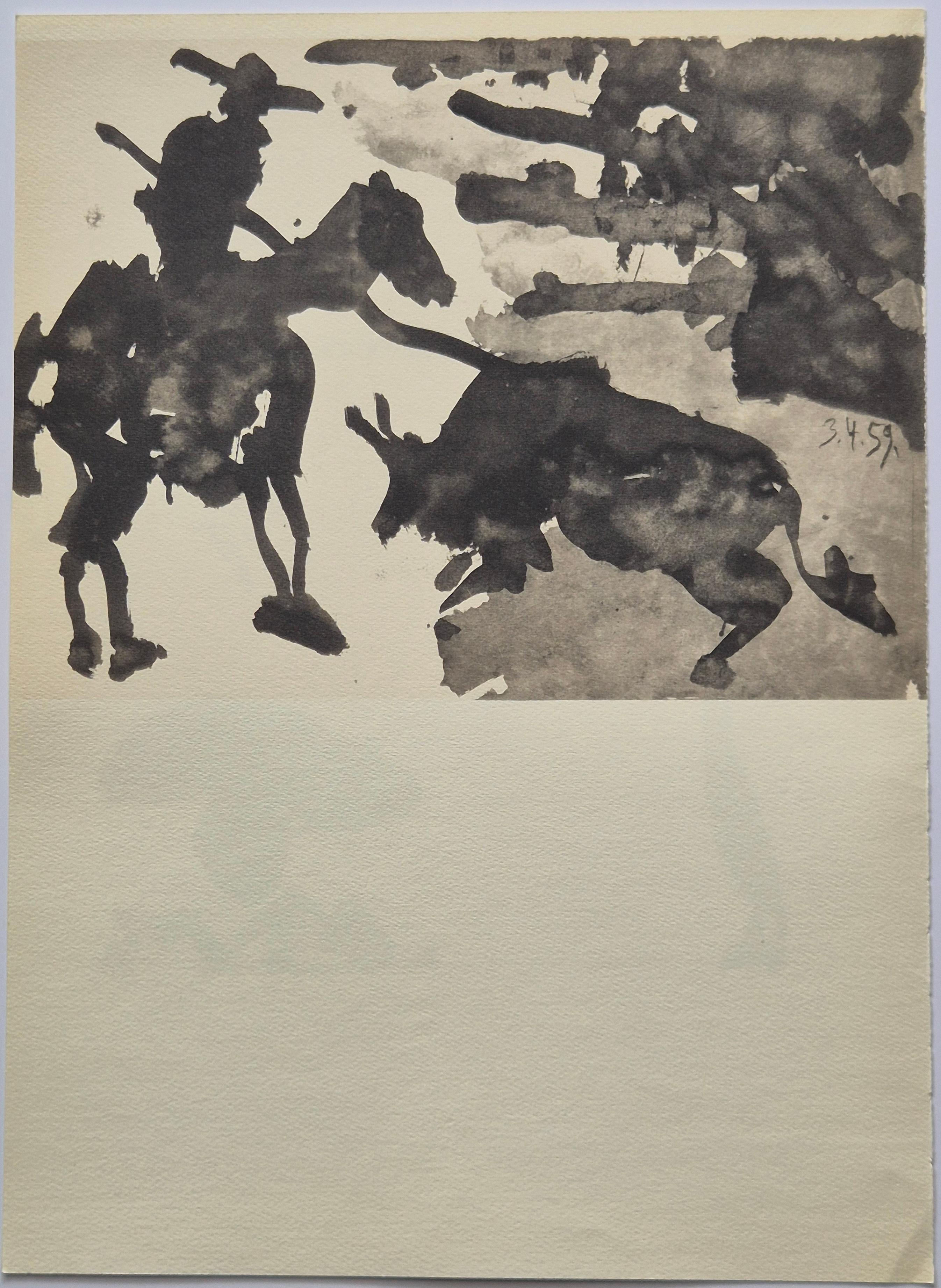 Pablo Picasso -- Bullfight Scene from Toros y Toreros For Sale 1