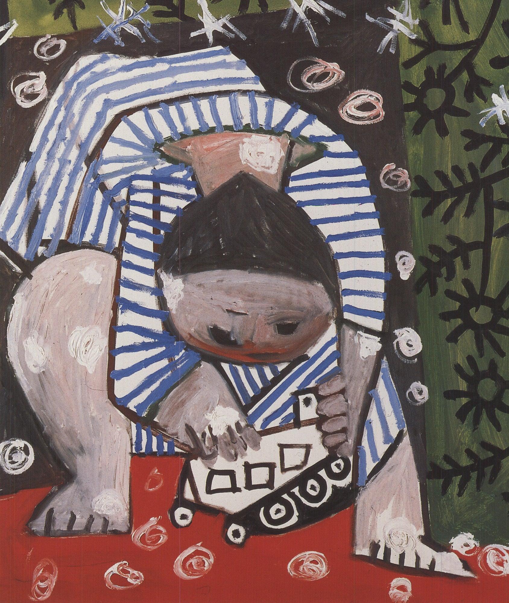 Pablo Picasso 'Child Playing with a Toy Truck' 1993- Vintage en vente 2