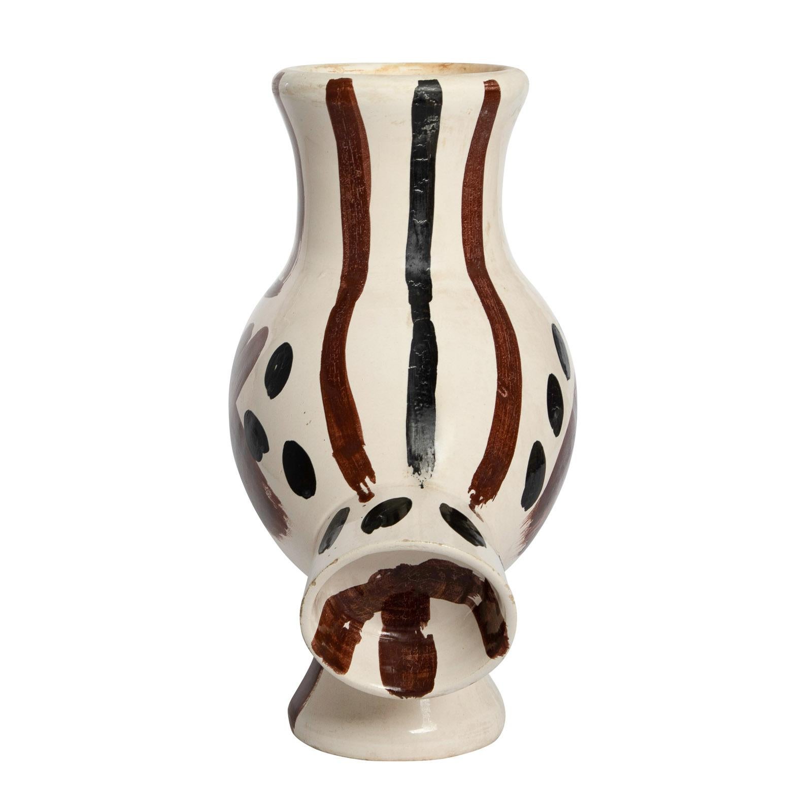 Pablo Picasso 'Choette aux taches' (A. R. 120) Spotted Owl Madoura Vase 1951 For Sale 1