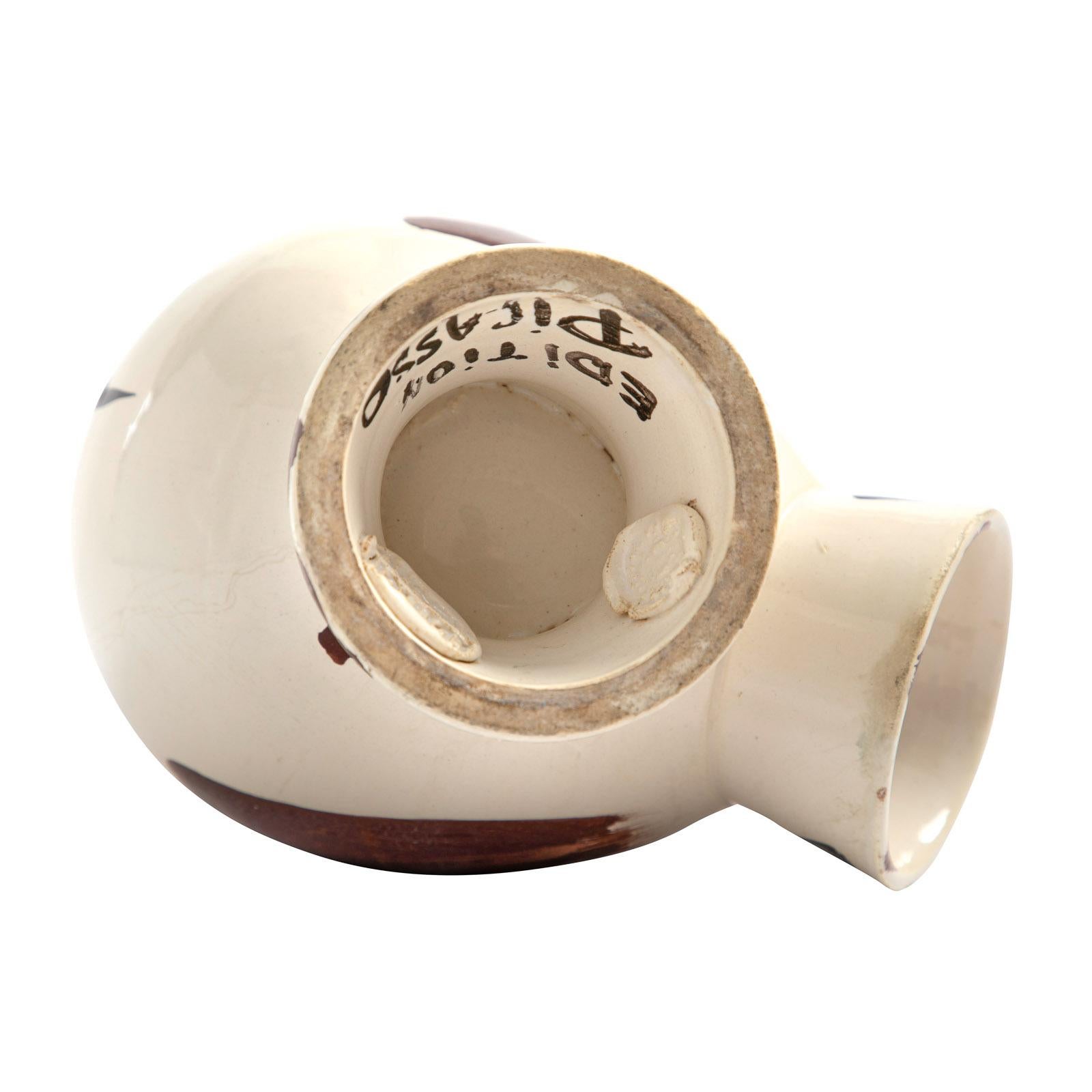 Pablo Picasso 'Choette aux taches' (A. R. 120) Spotted Owl Madoura Vase 1951 For Sale 6