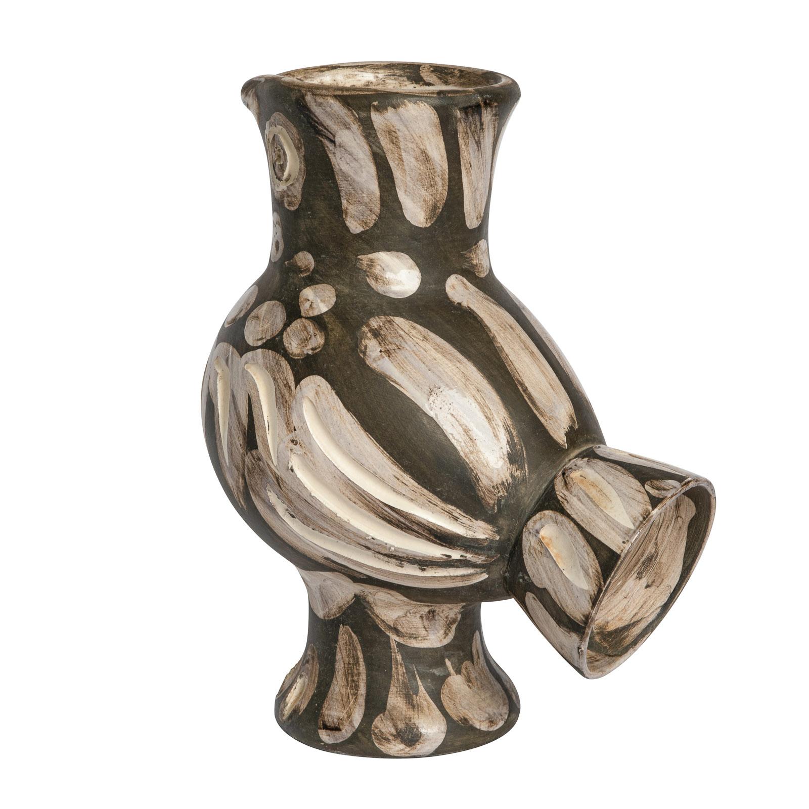 Pablo Picasso 'Chouette' (A. R. 605) Owl Madoura Vase 1969 For Sale 3