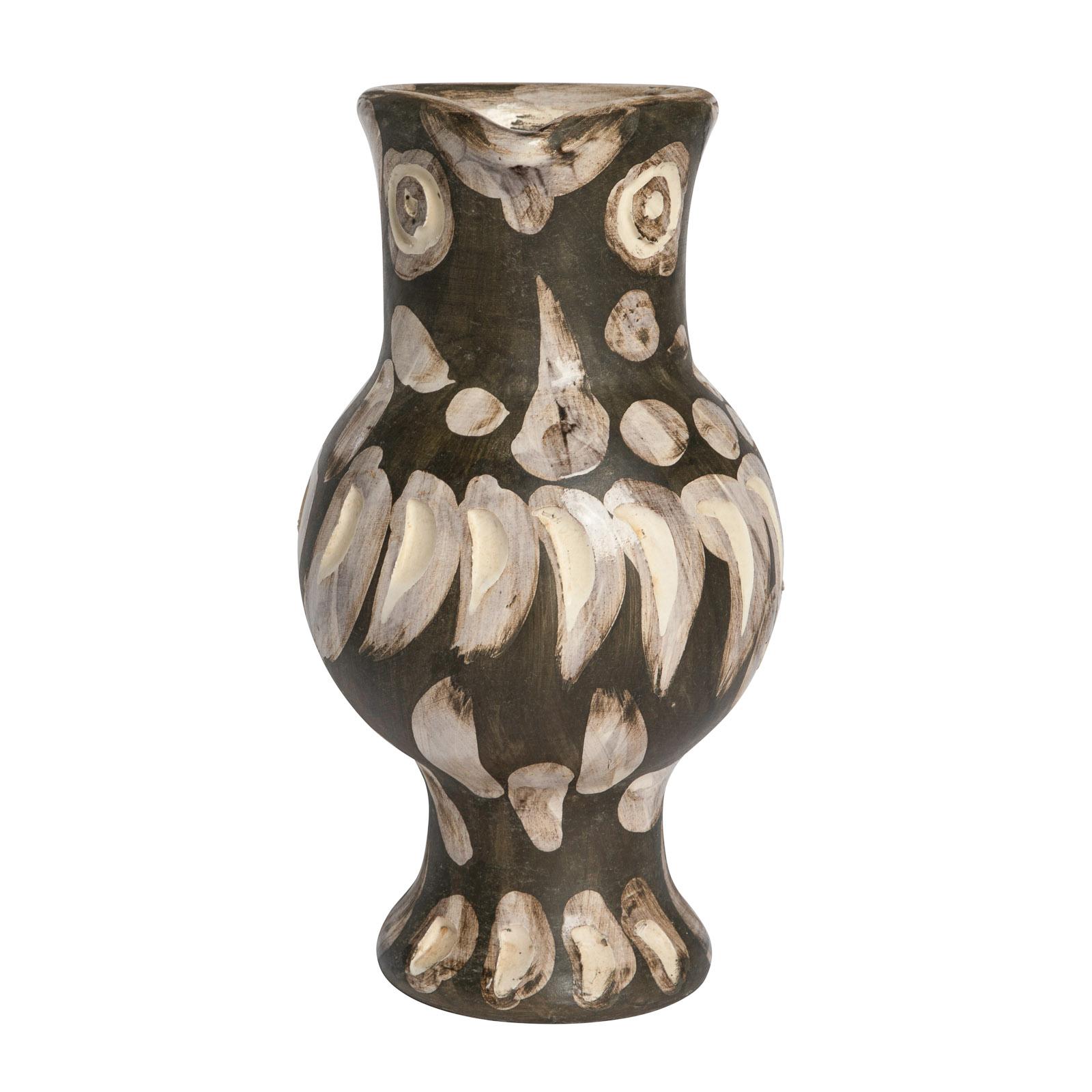 Pablo Picasso 'Chouette' (A. R. 605) Owl Madoura Vase 1969 For Sale 6