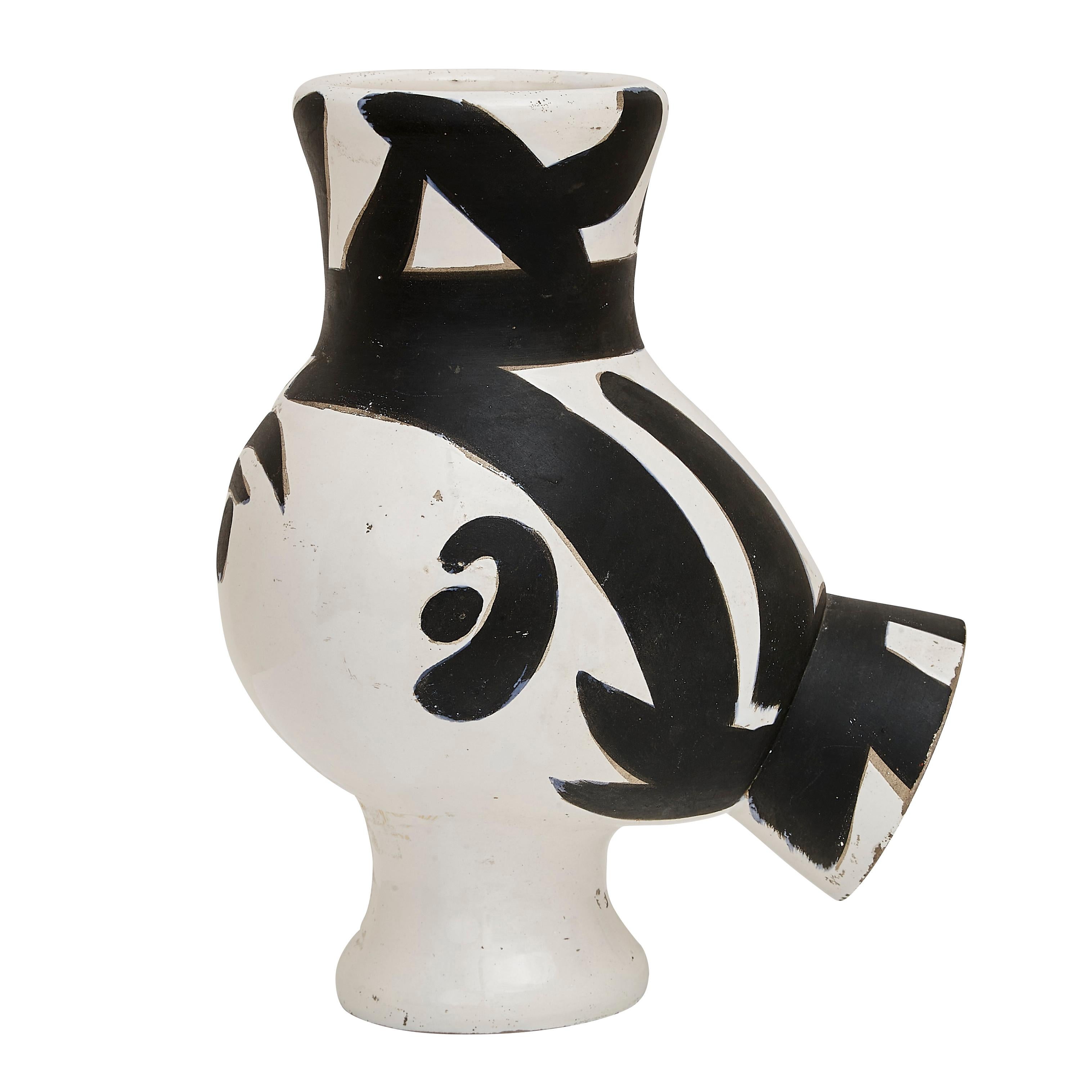 Pablo Picasso 'Chouette femme' (A. R. 119) Vaso Gufo Madoura 1951 in vendita 2