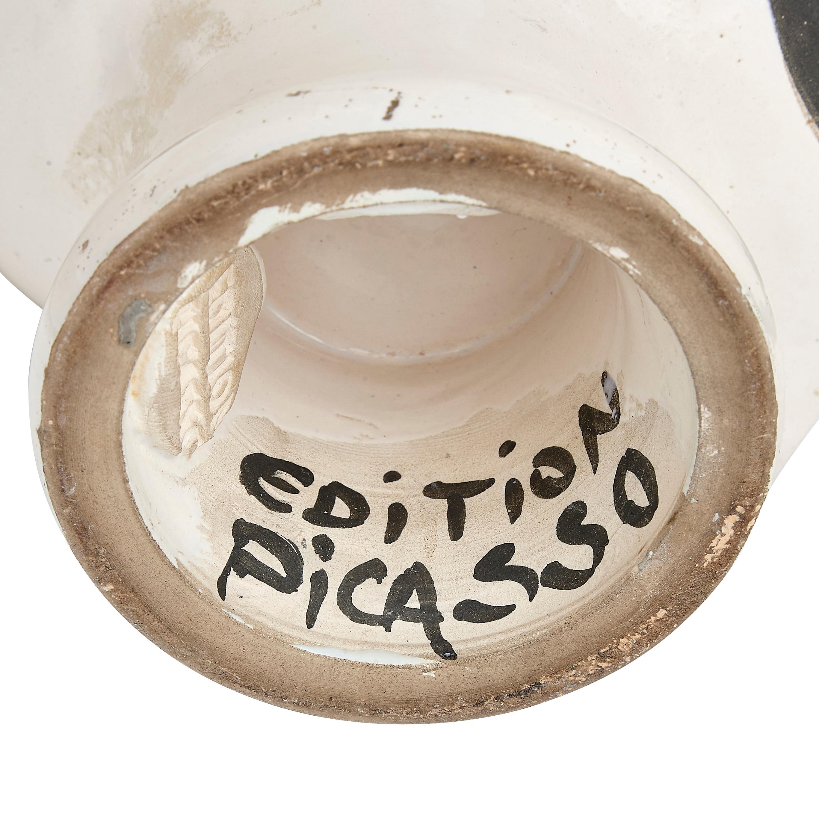 Pablo Picasso 'Chouette femme' (A. R. 119) Vaso Gufo Madoura 1951 in vendita 4