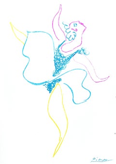 Pablo Picasso - Pablo Picasso, Bailarina, de El ballet, 1954 Pablo Picasso, Bailarina, de El ballet, 1954