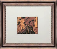 Pablo Picasso 'Deux Femmes Pres de la Fenetre' 1971 Linogravure