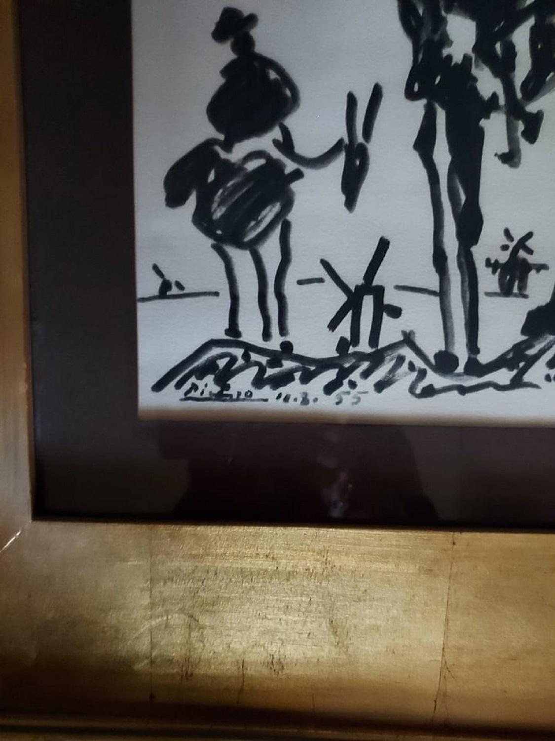 picasso don quixote print