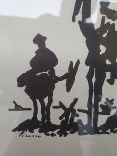 PABLO PICASSO Don Quixote-Lithographie