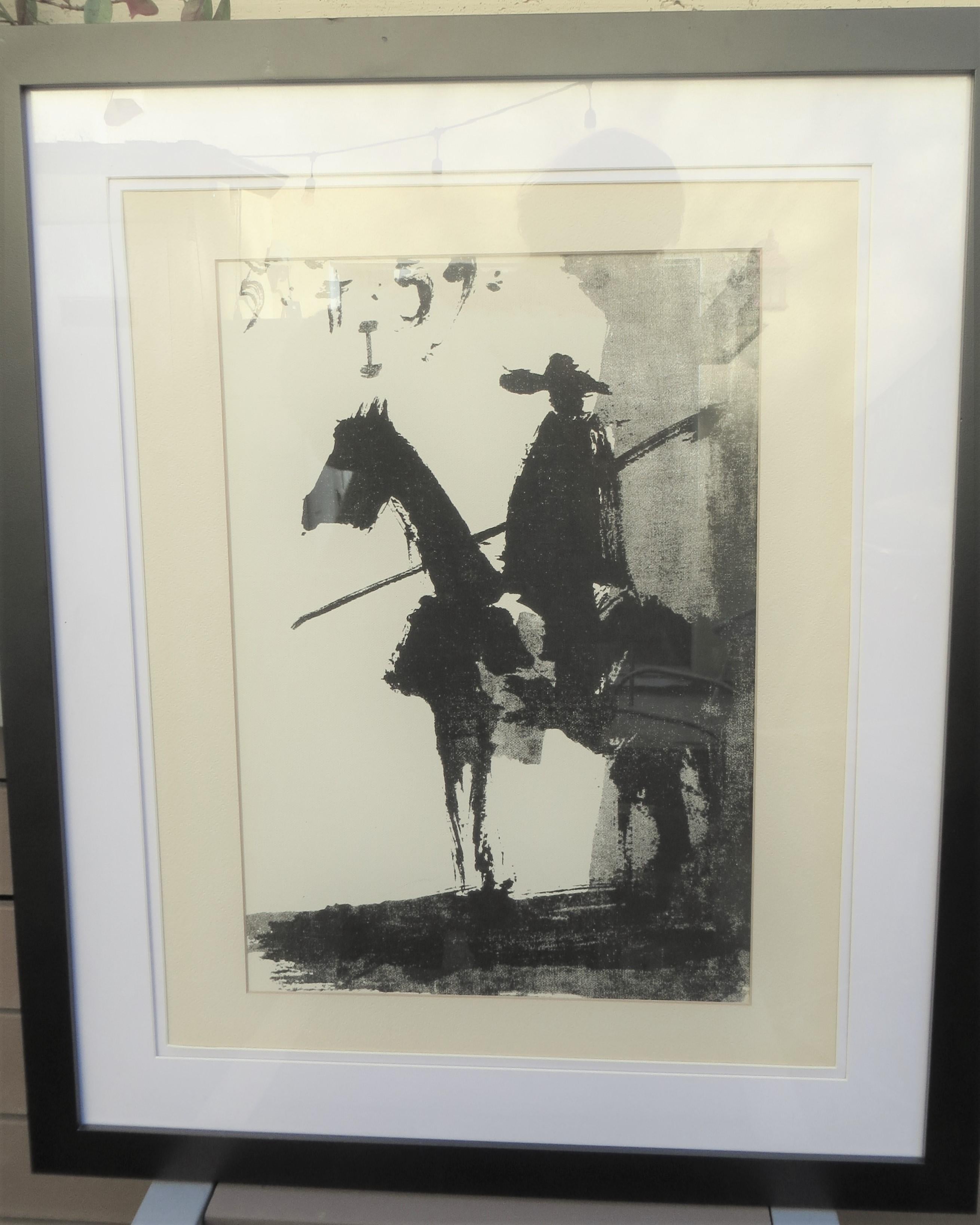 PABLO PICASSO Don quixote Print  2