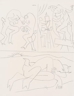 Pablo Picasso, Épisodes de la vie d'un faune, extrait de Deux contes, 1947