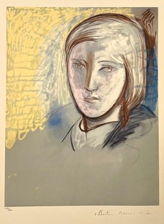 Pablo Picasso Estate Hand Signed Fauvist Lithograph Woman Portrait Marie Therese