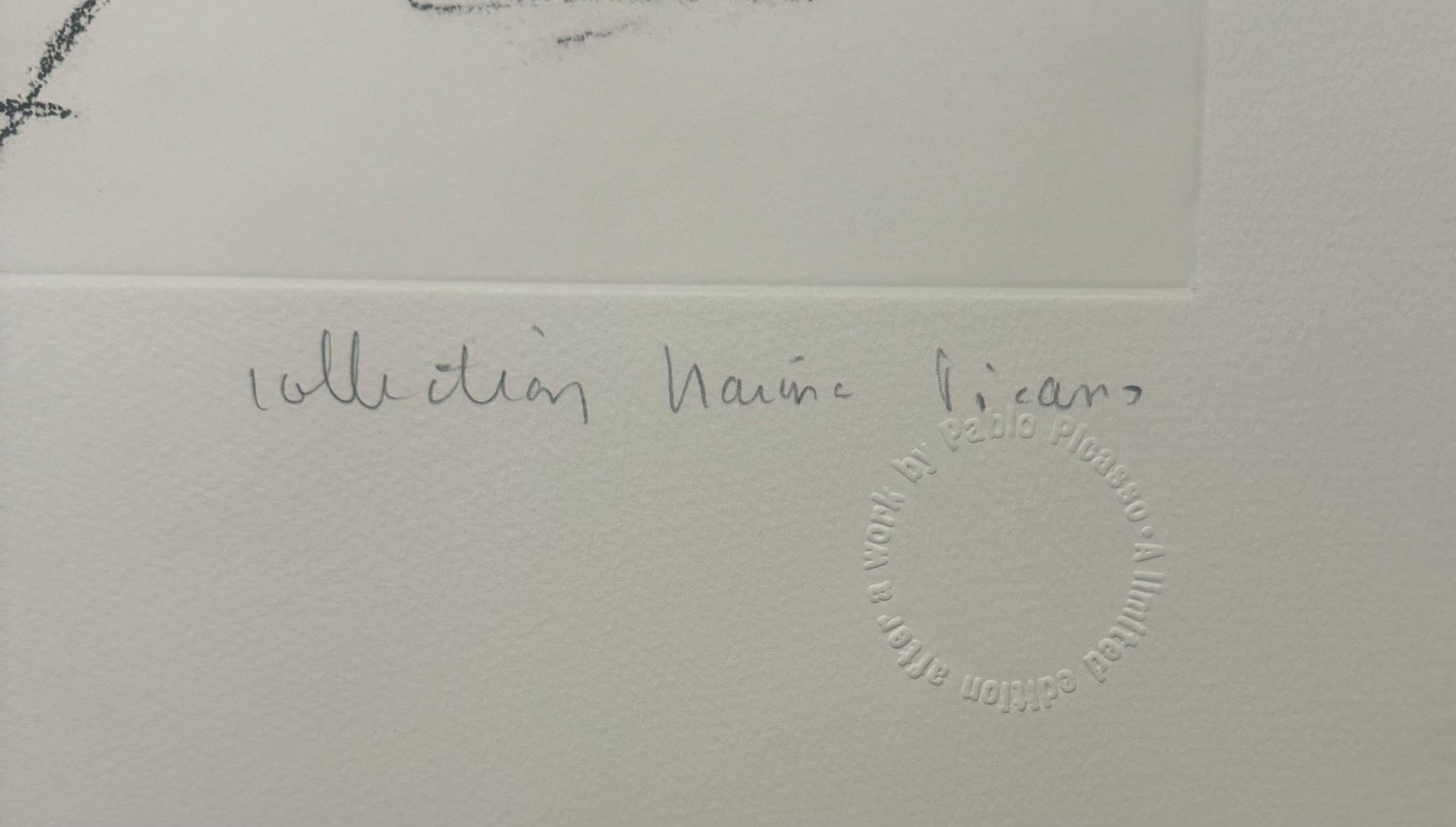 Pablo Picasso Estate Hand Signed Lithograph 