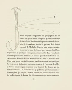 Pablo Picasso Etching, 1949, Carmen II, Monogram J