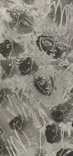 Pablo Picasso, Faces, from The Honeysuckle, 1943