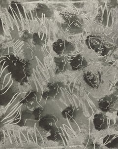 Pablo Picasso, Faces, from The Honeysuckle, 1943