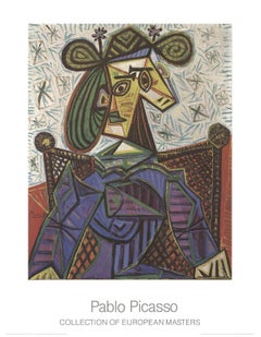 Pablo Picasso 'Femme Assise Dans Un Fauteuil' 1995- Vintage