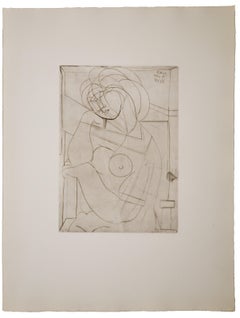 Pablo Picasso Femme au Fauteiul songeuse, la Joue sur la Main, Bloch 218  