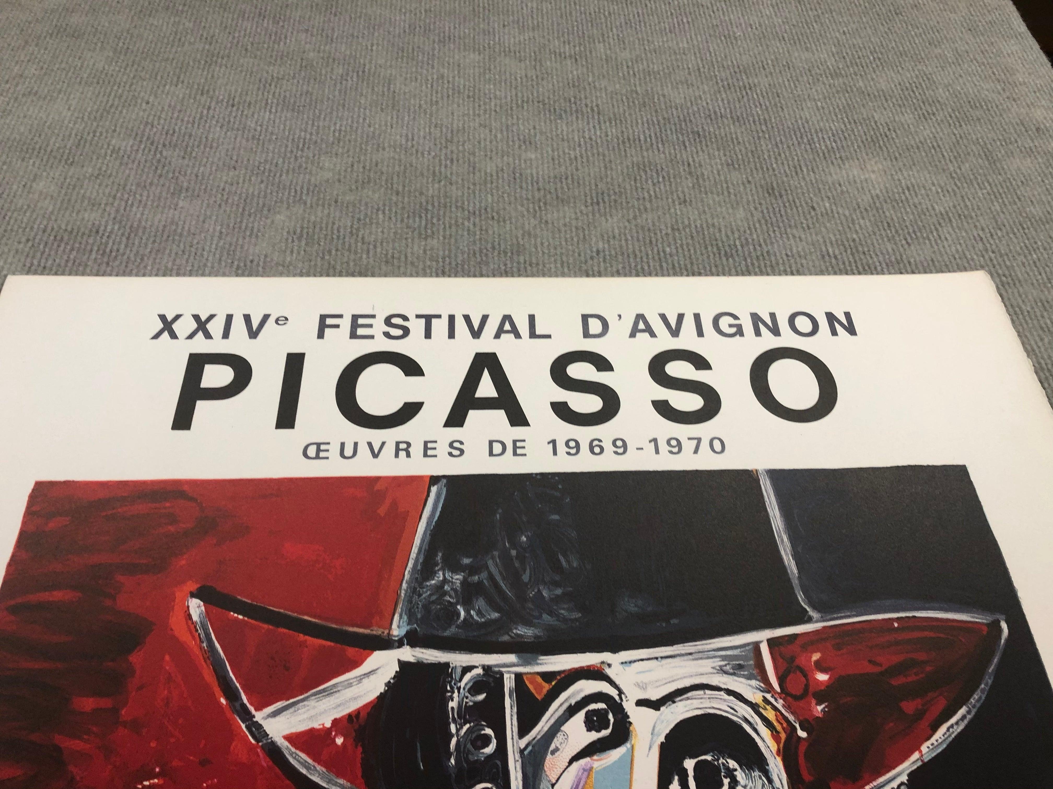 Pablo Picasso 'Festival D'Avignon, Le Corsaire' 1970- Lithograph Mourlot For Sale 4