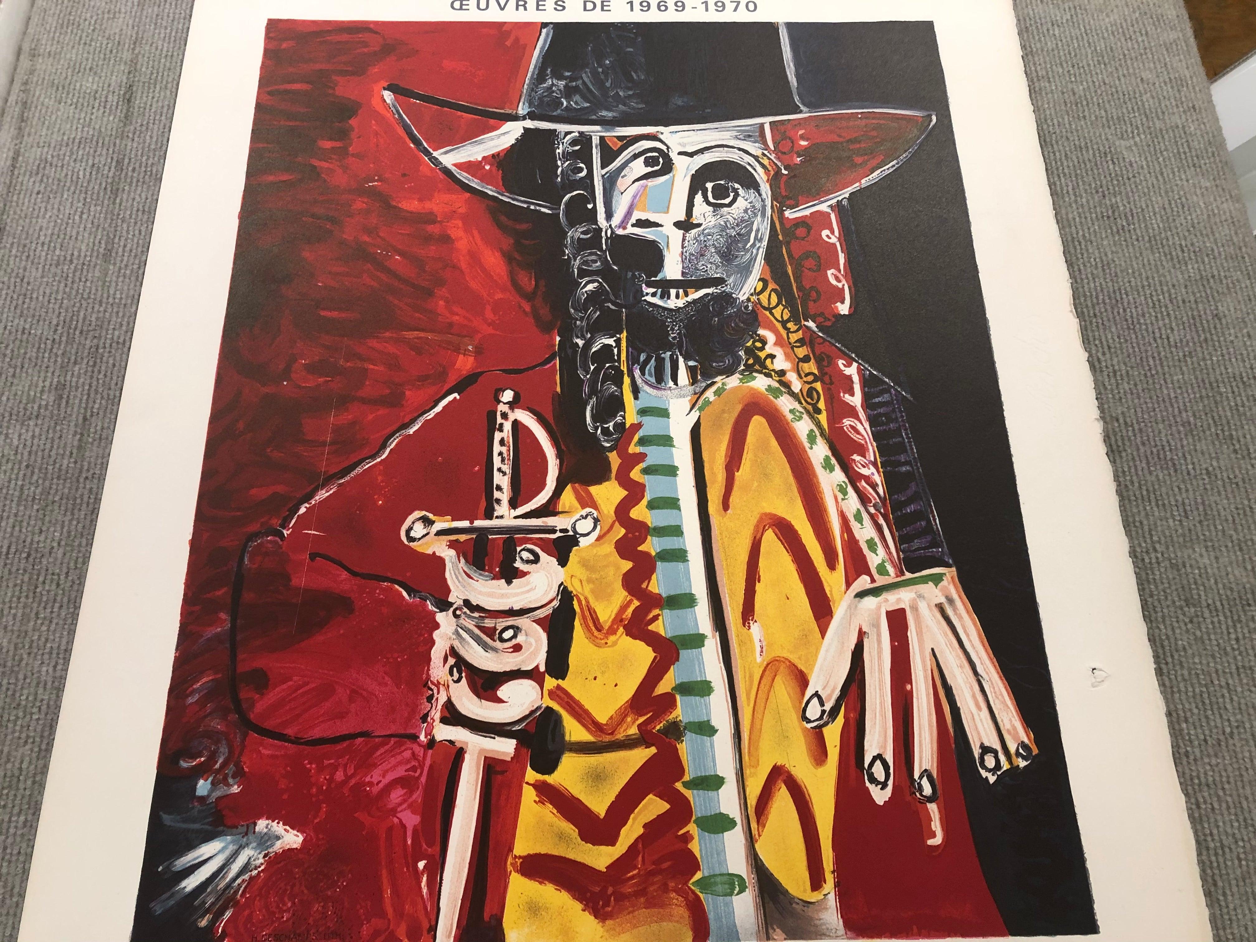 Pablo Picasso 'Festival D'Avignon, Le Corsaire' 1970- Lithograph Mourlot For Sale 5