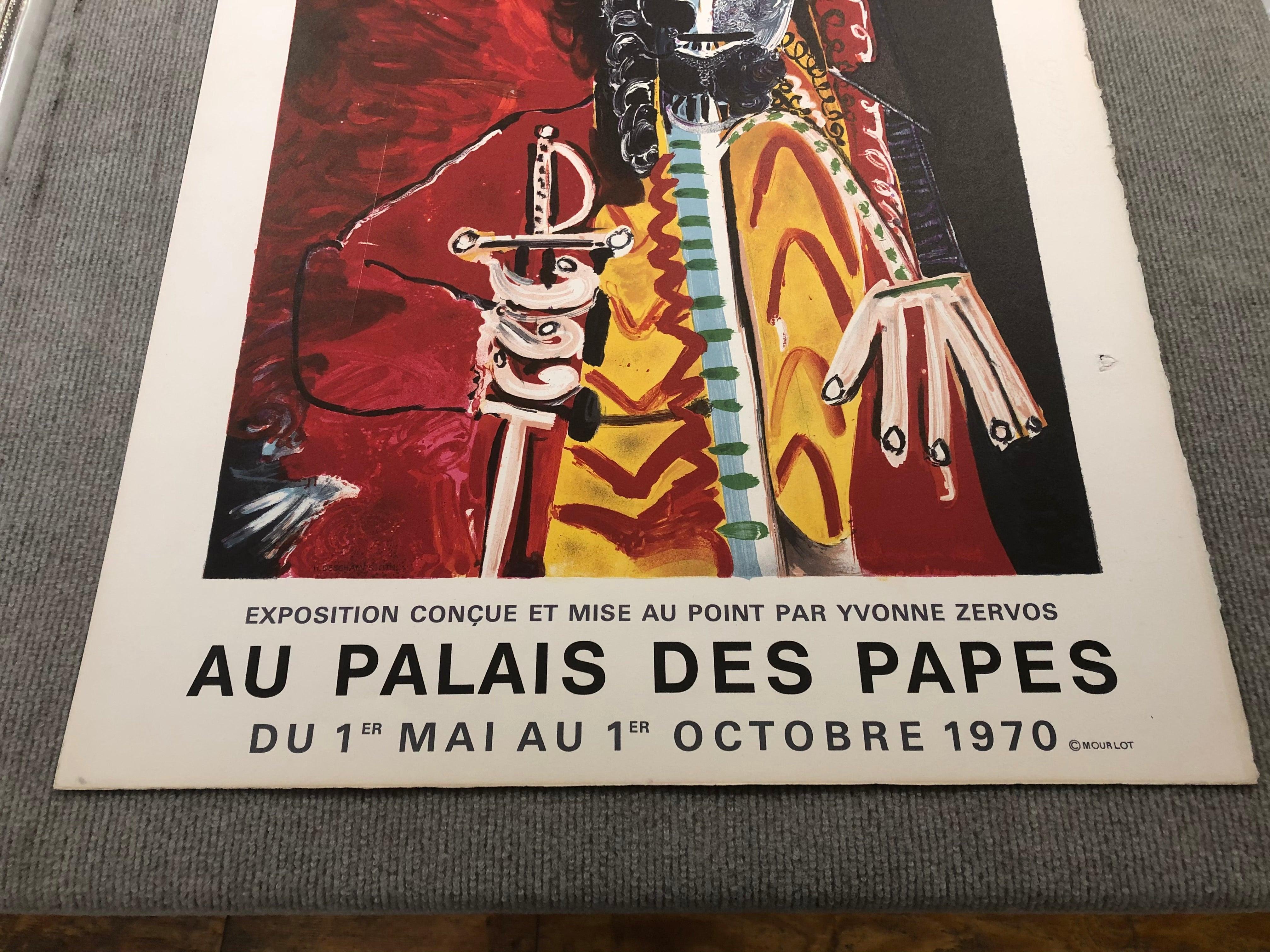 Pablo Picasso 'Festival D'Avignon, Le Corsaire' 1970- Lithograph Mourlot For Sale 6