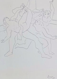 Pablo Picasso, Four Ballet Dancers, from Fifteen Drawings, 1946 (after)