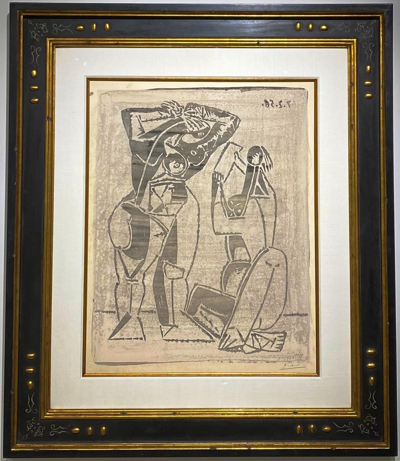 PABLO PICASSO (1881-1973) "Femmes au Miroir" - Print by Pablo Picasso