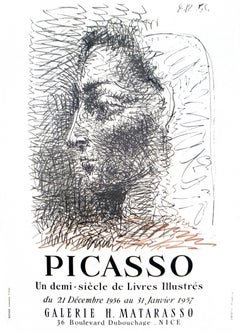 Pablo Picasso 'Galerie H. Matarasso' 1956 Mid Century Vintage