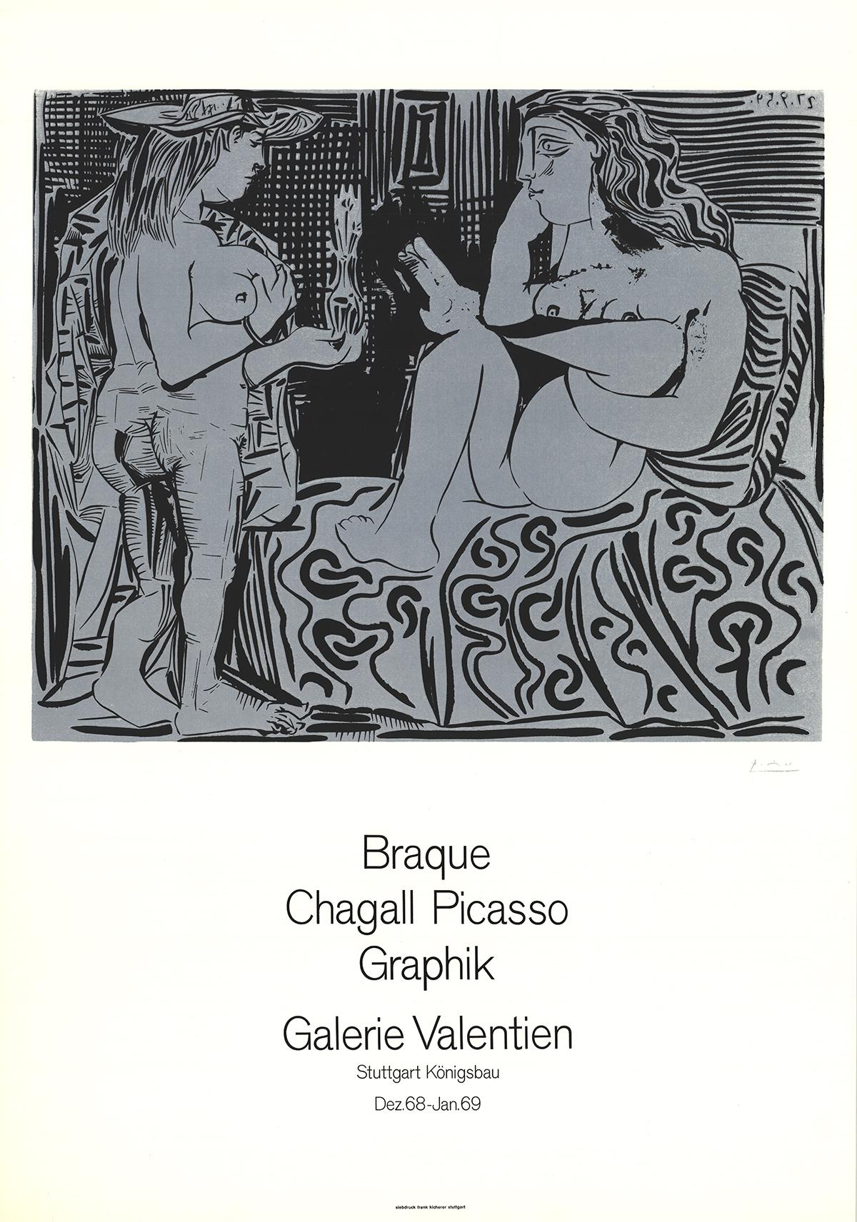 Galerie Valentien-Lithograph - Print by (after) Pablo Picasso