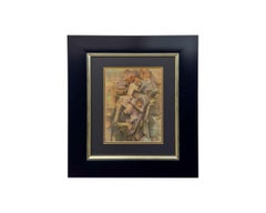 Pablo Picasso Girl with a Mandolin (Fanny Tellier) Color Plate Lithograph Framed