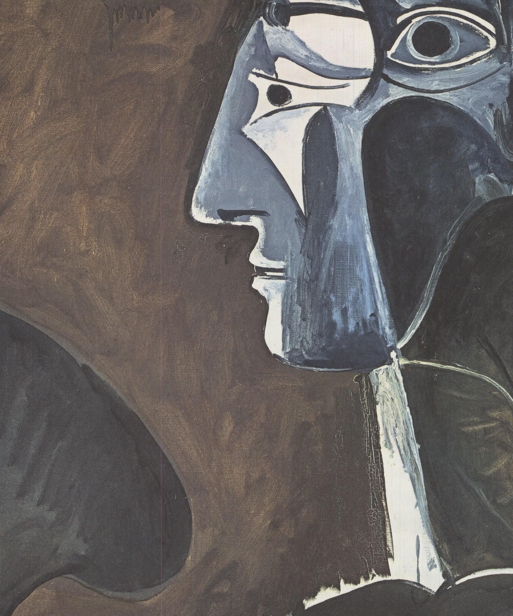 Pablo Picasso 'Grand Profil' 1990- Offset Lithograph For Sale 3